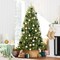 Unlit Nordic Fir Christmas Tree, Full Artificial Hinged Holiday Tree with 6,800 Realistic Branch Tips and Sturdy Metal Base